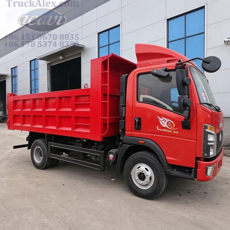 HOWO 4x2 Light Duty Dump Truck suppliers